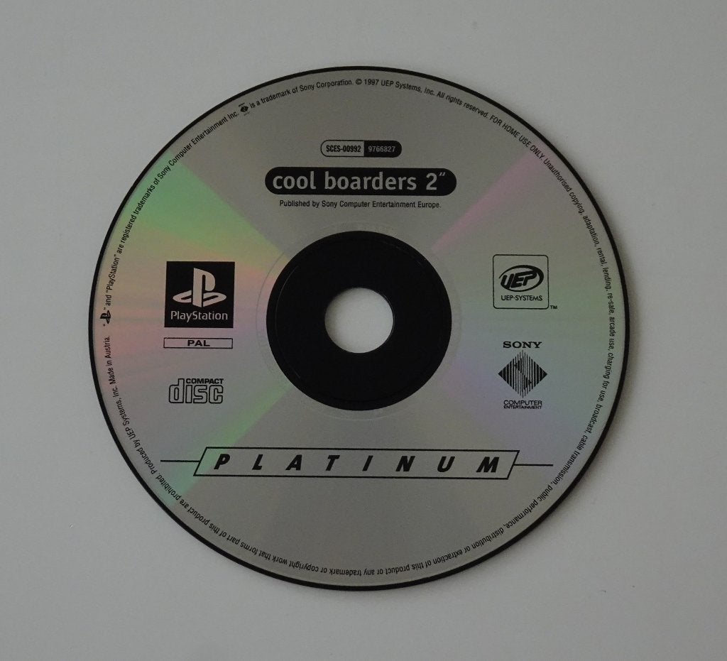 Cool Boarders 2 (disc only) voor Sony PlayStation, 1 speler, Ophalen, Zo goed als nieuw, Vanaf 3 jaar