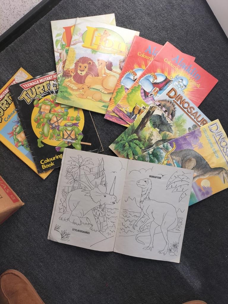 Vintage voorlees boeken, kleur schriften, Ophalen of Verzenden