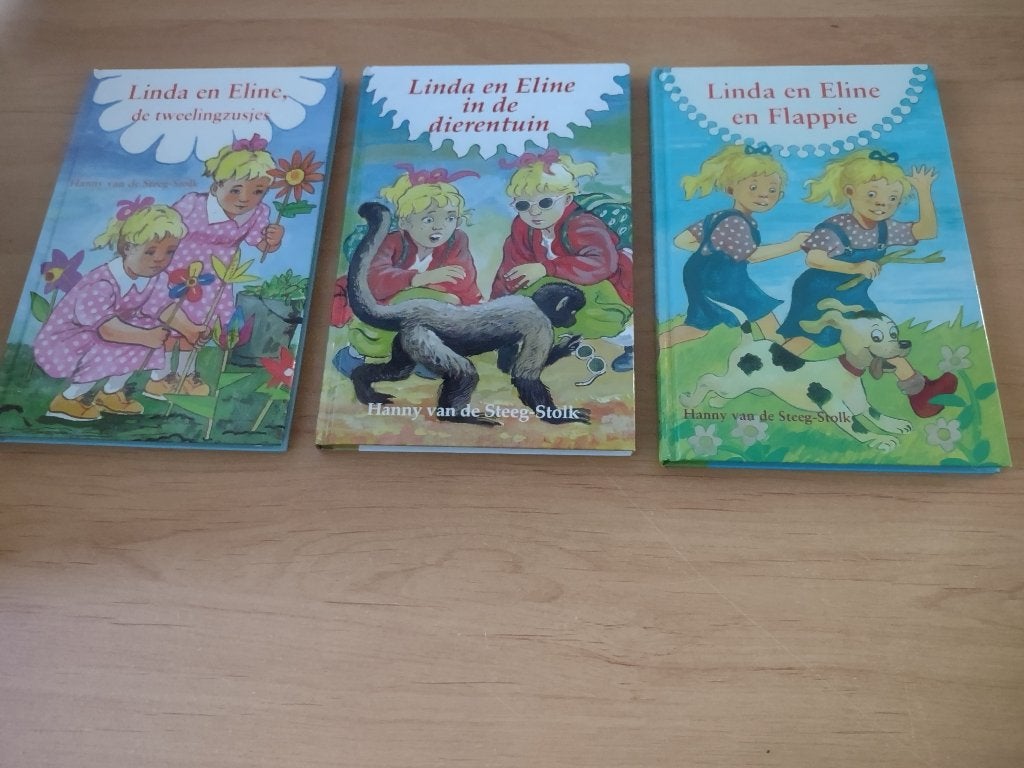 Linda en Eline (3x)- Hanny van de Steeg-Stolk, Ophalen of Verzenden, Gelezen, Fictie algemeen