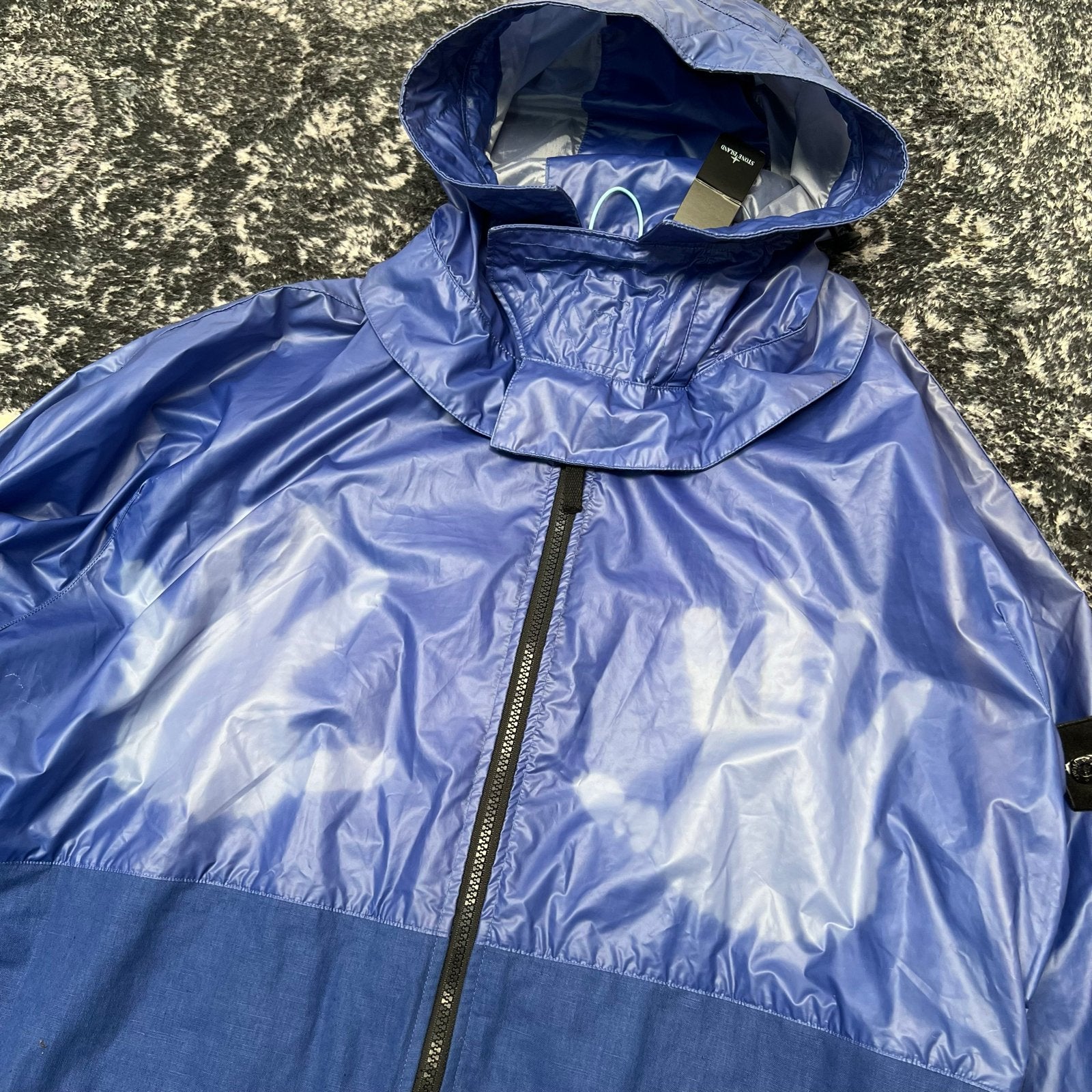 Stone Island Nylon Metal Ripstop Jacket Blauw Maat L, Ophalen of Verzenden, Nieuw, Maat 52/54 (L), Blauw