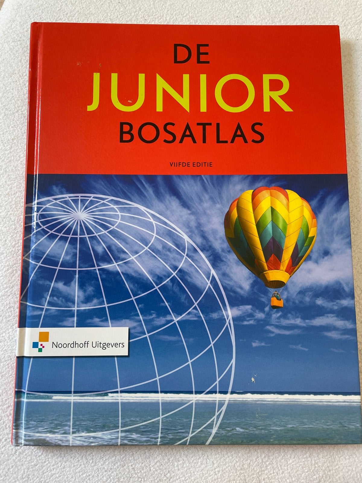 De Junior Bosatlas - Vijfde Editie, Boeken, Atlassen en Landkaarten, Ophalen, Bosatlas, 2000 tot heden, Zo goed als nieuw