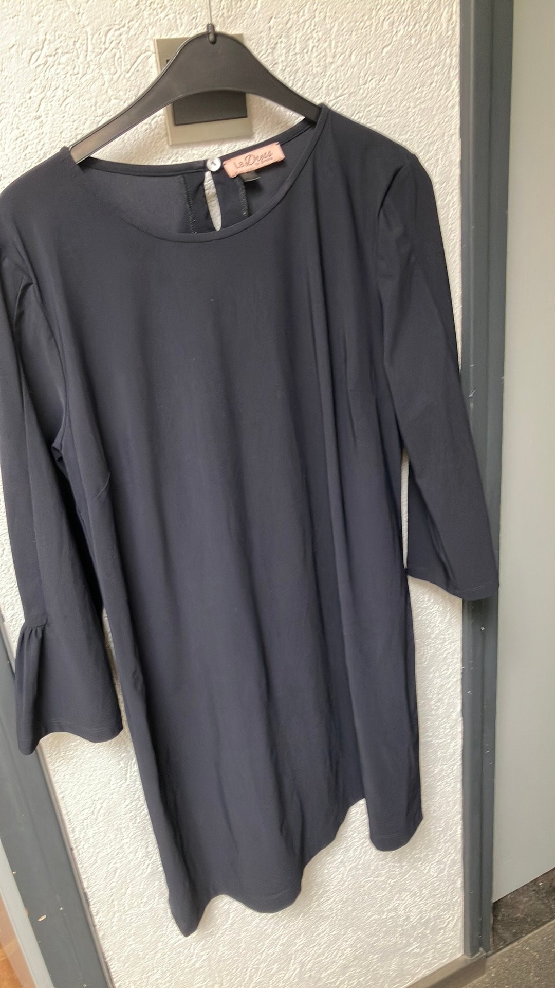 LaDress zwart jurkje L, Ophalen of Verzenden, Zo goed als nieuw, Zwart, Boven de knie