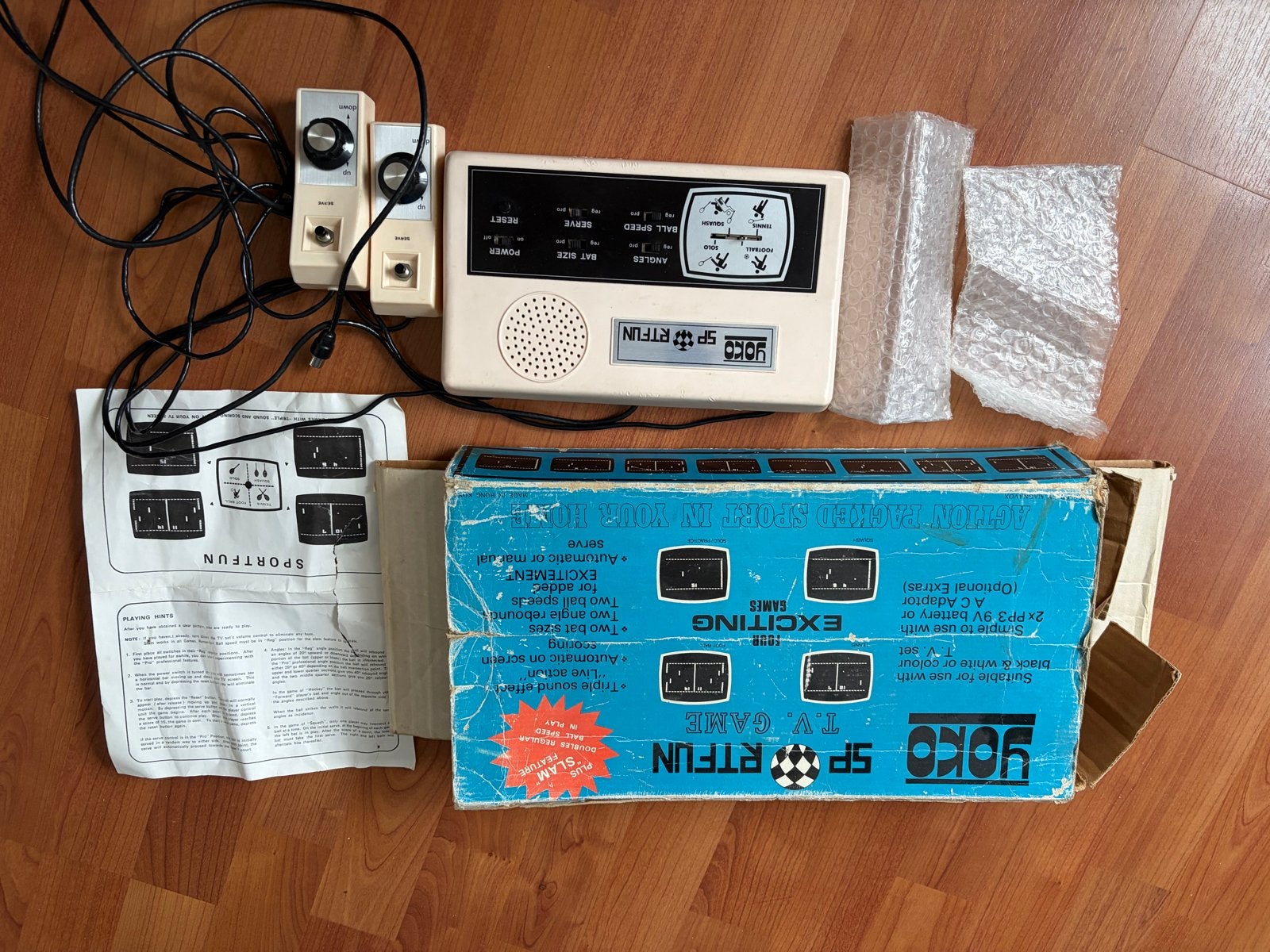 Yoko Sportfun TV Game - Vintage Pong Console, Spelcomputers en Games, Spelcomputers | Overige, Ophalen, Overige merken, Gebruikt