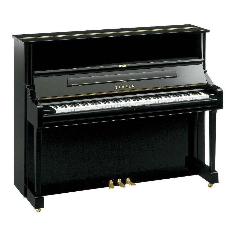 Yamaha U1 PE Piano (1997) Zwart Hoogglans, Muziek en Instrumenten, Wattbaan 1, Nieuwegein, Gebruikt, Zwart, Ophalen of Verzenden
