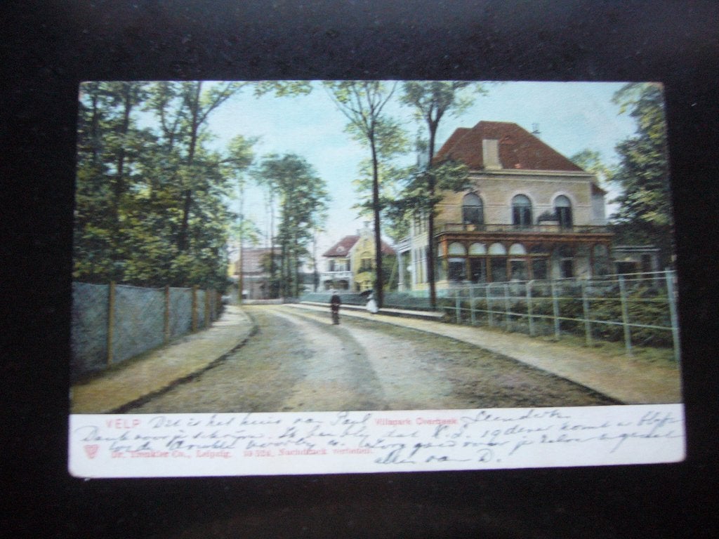 VELP  =  VILLAPARK OVERBEEK  BRIEFKAART 1907, Ophalen of Verzenden, Voor 1920, Gelopen, Gelderland