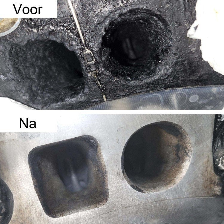 Kleppen straal apparaat om roetaanslag van kleppen te verwij, Verzenden