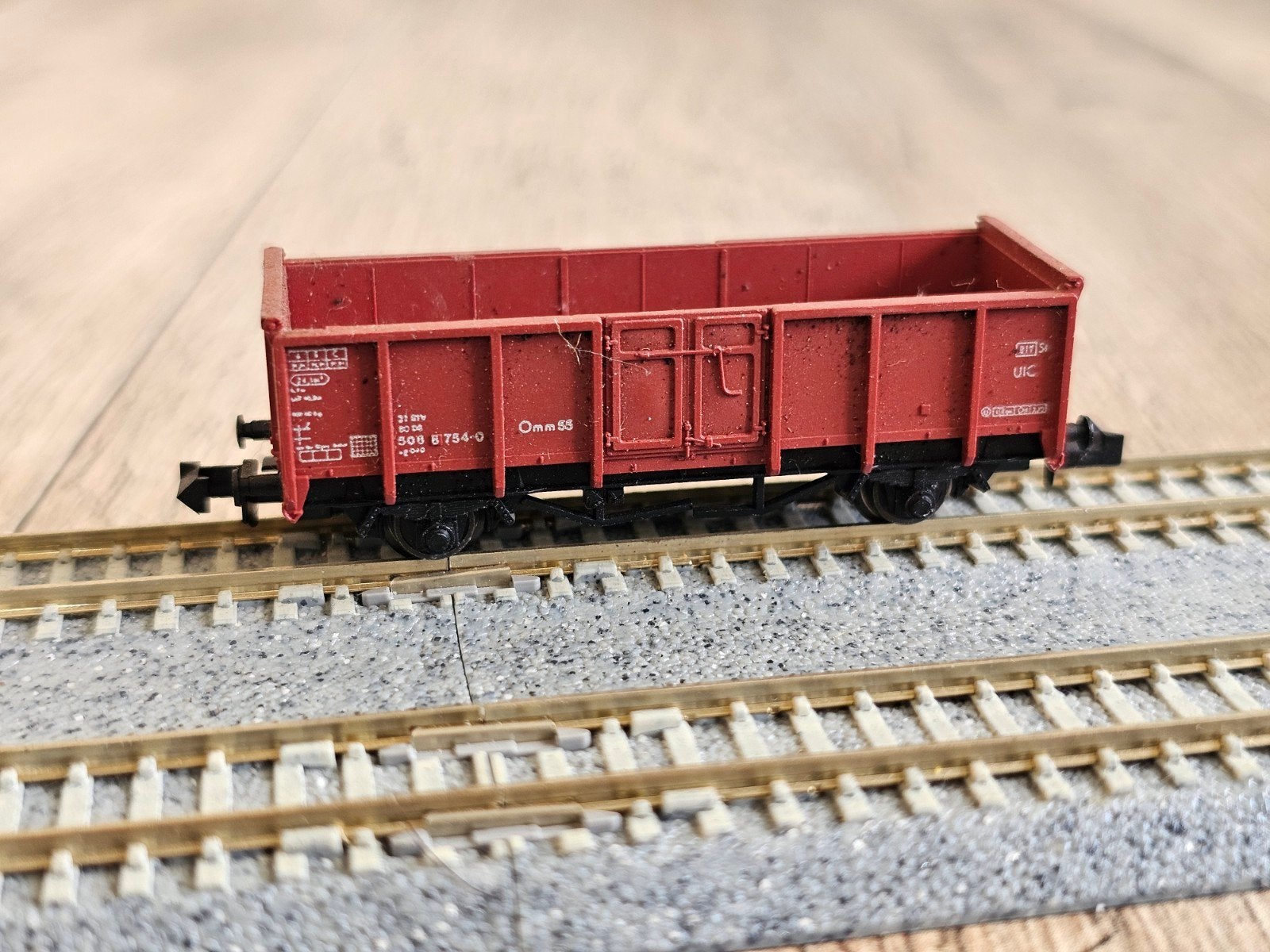 Modeltrein N spoor wagon - Omm 55, Overige merken, Gebruikt, Gelijkstroom, Wagon