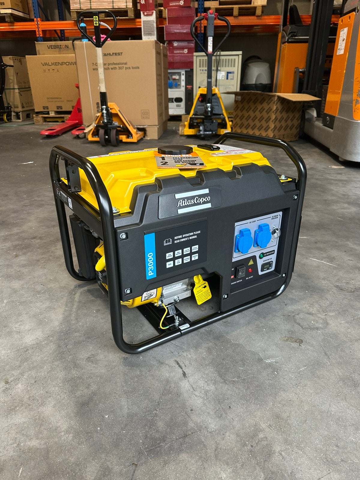 Atlas Copco P3000 Generator 2500W – 230V – AVR