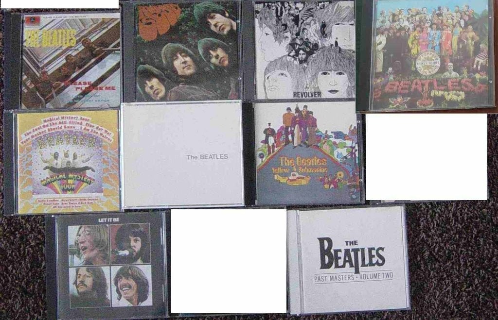 10 Beatles CD's - hoeft niet in één koop, Ophalen of Verzenden, Zo goed als nieuw, Poprock