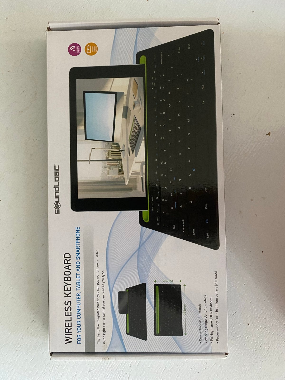 Draadloos Toetsenbord voor Tablet/Smartphone, Draadloze ontvanger, Nieuw, Ophalen of Verzenden, Draadloos