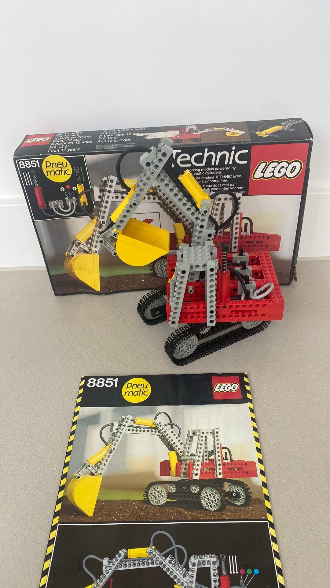 Lego 8851 Technic Kraan + Doos, Kinderen en Baby's, Speelgoed | Duplo en Lego, Ophalen of Verzenden, Zo goed als nieuw