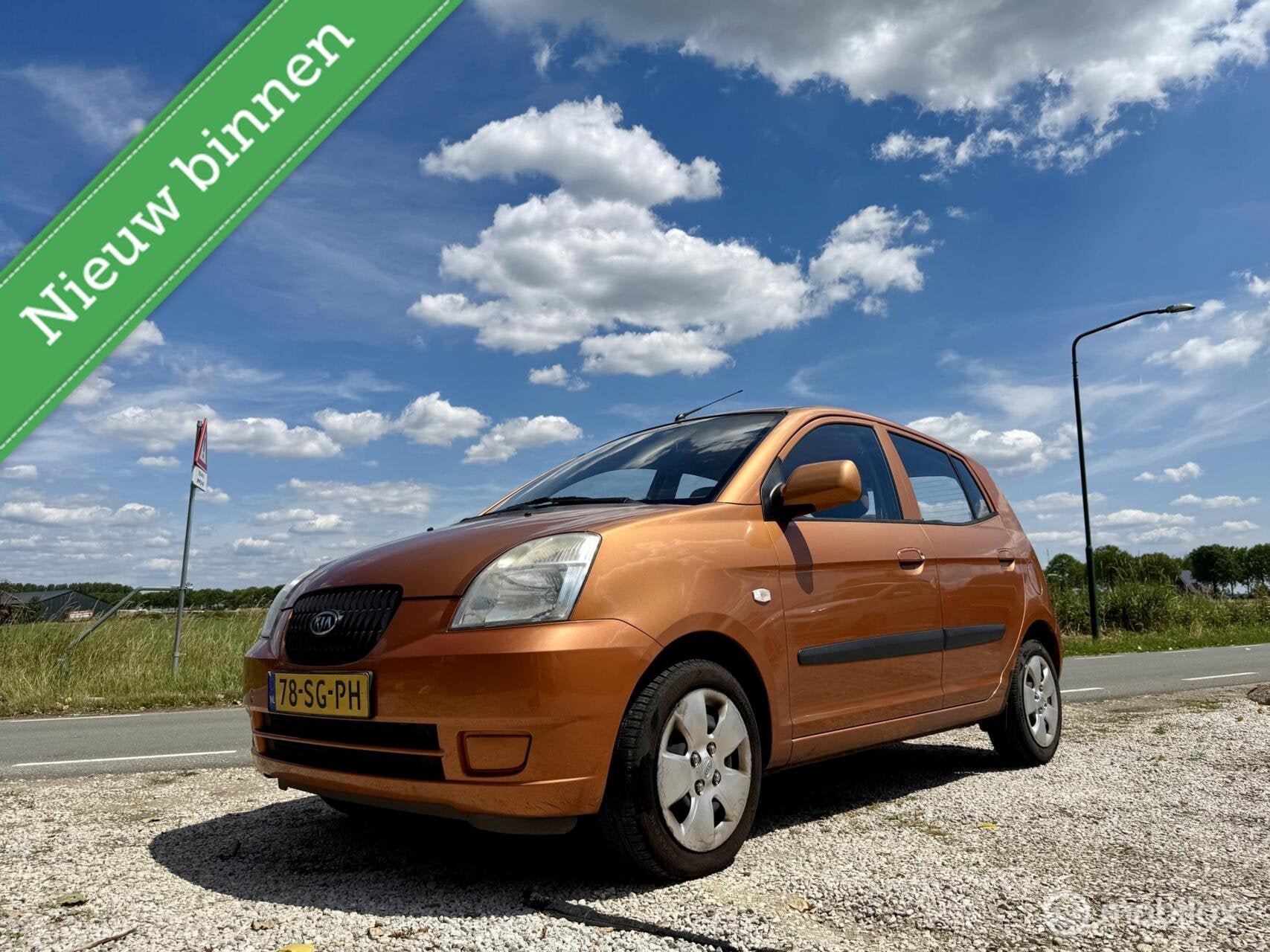 Kia Picanto 1.0 LX, BJ 2006, Zuinig, APK Maart 2027, NAP, Auto's, Voorwielaandrijving, 400 kg, 61 pk, Origineel Nederlands