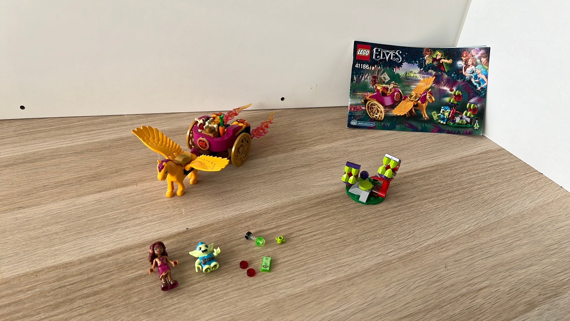 Lego Elves 41186 Azari & the Goblin Forest Escape, Gebruikt, Overige thema's, Lego, Ophalen of Verzenden