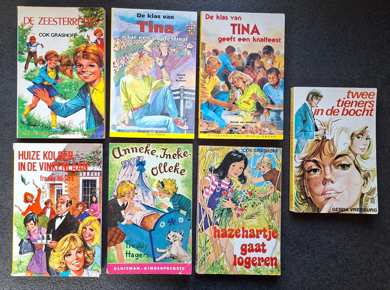 7 kluitman pockets ( € 0.75 per stuk), Ophalen of Verzenden, Gelezen