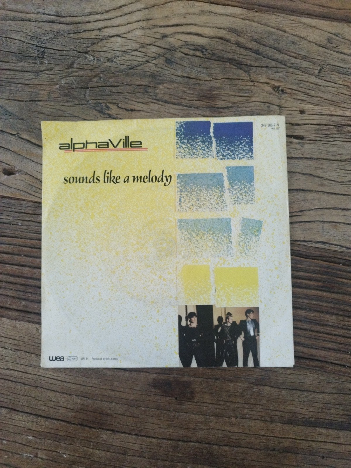 Alphaville - Sounds Like a Melody (Single, 1984), Gebruikt, 7 inch, Ophalen of Verzenden, Pop