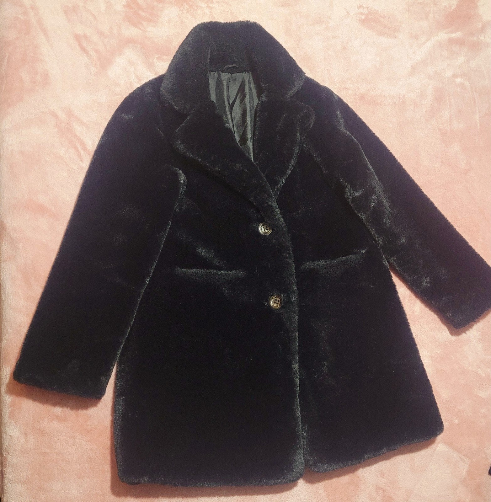 mooie dames winterjas, Kleding | Dames, Ophalen of Verzenden, Zo goed als nieuw, Zwart