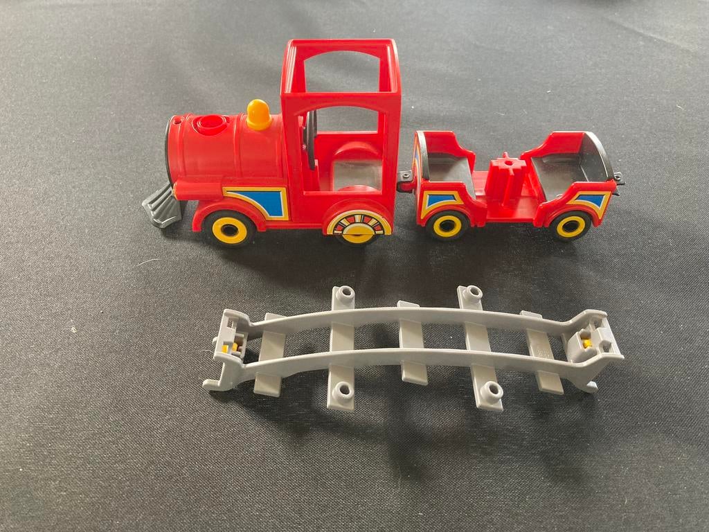 Playmobil trein, rails., Kinderen en Baby's, Speelgoed | Playmobil, Ophalen of Verzenden, Zo goed als nieuw