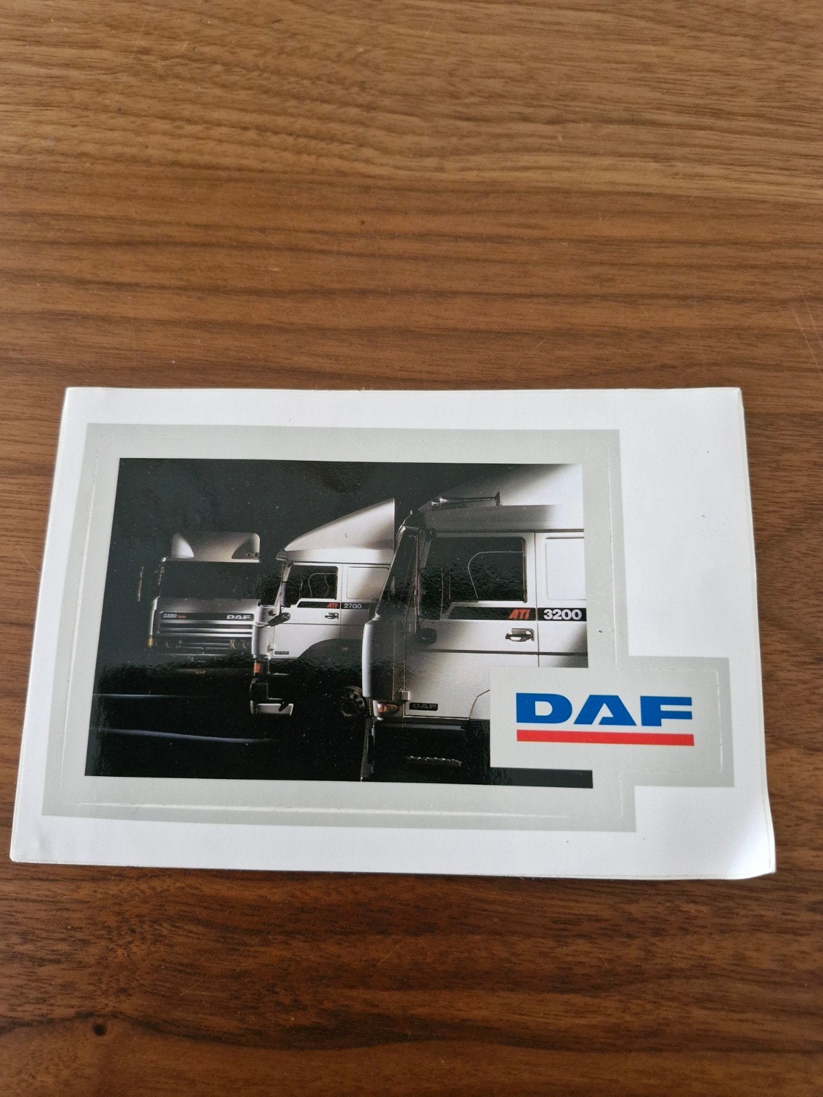 099 DAF ATI 3200 Vrachtwagen Sticker 17x11 cm, Ophalen of Verzenden, Nieuw, Auto of Motor
