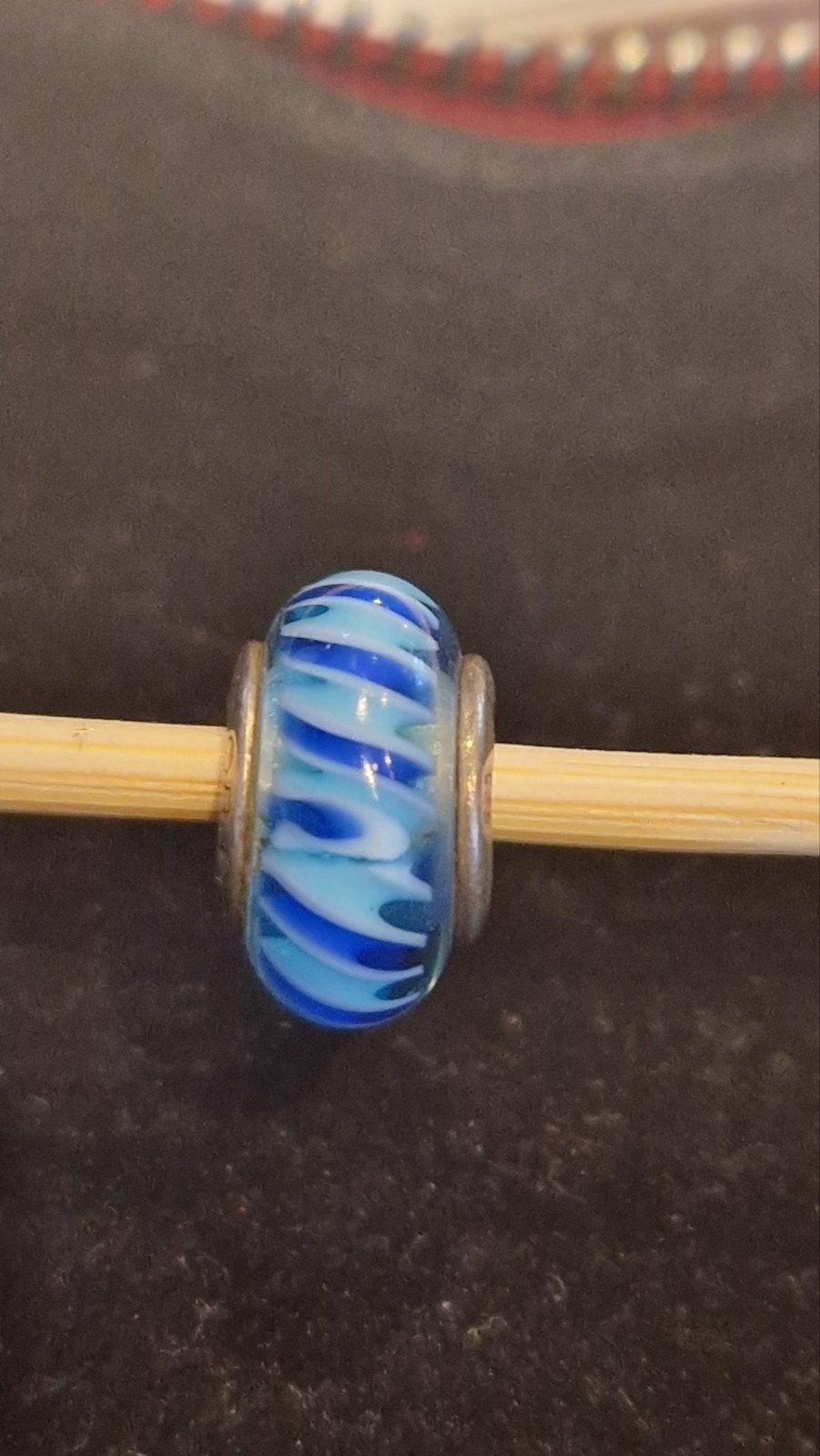 pandora glasbedel, Ophalen of Verzenden, Zo goed als nieuw, Zilver, Pandora