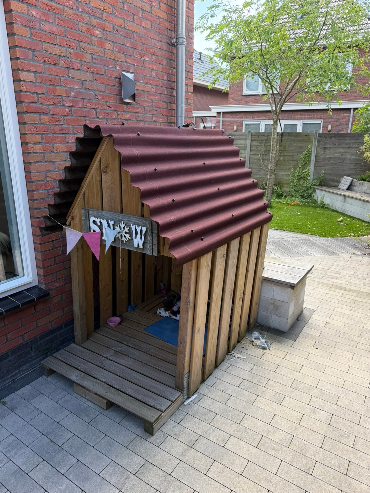 Zelf gebouwd hondenhok, Ophalen, 100 cm of meer, Hondenhok, 110 cm of meer