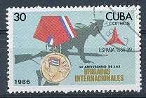 Cuba 1986 M3062 gest., Ophalen of Verzenden, Gestempeld, Midden-Amerika