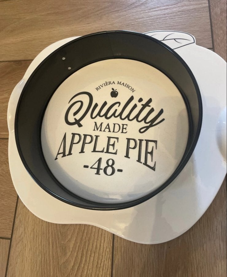 Riviera Maison Springvorm Appeltaart - Quality Made Apple Pi, Overige typen, Ophalen of Verzenden, Zo goed als nieuw, Zwart