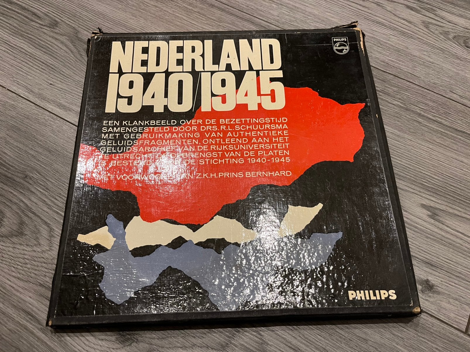 Nederland 1940/1945, Cd's en Dvd's, Gebruikt, Dubbel-LP, Inclusief boekje, Ophalen