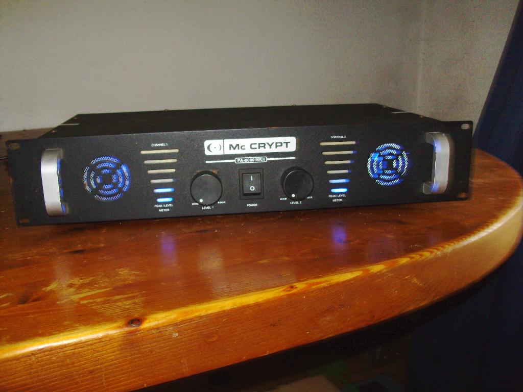 Mc CRYPT PA=8000 MK II, Ophalen, Gebruikt, 120 watt of meer, Overige merken