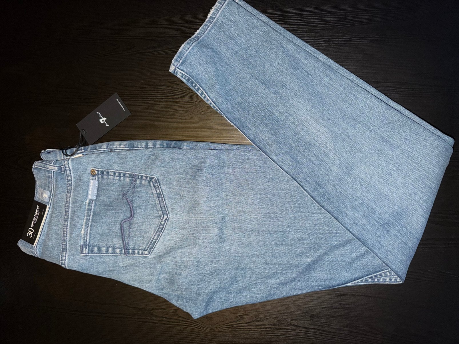 Seven jeans 7 gor allmankind Origneel en nieuw maat 30, Ophalen of Verzenden, Zo goed als nieuw, Blauw, W32 (confectie 46) of kleiner
