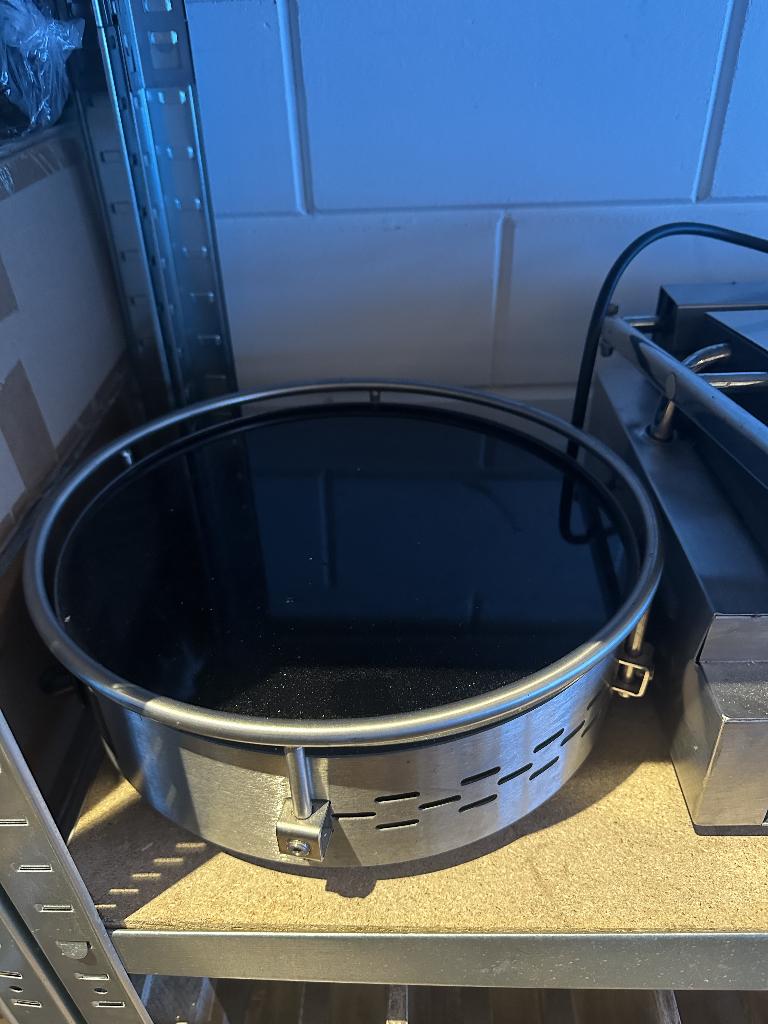 warmhouder plaat rond, Ophalen, Zo goed als nieuw