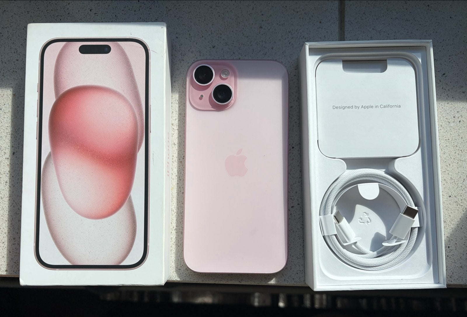 Apple iPhone 15 Roze 128GB - extreem goede staat, als nieuw, Telecommunicatie, Mobiele telefoons | Apple iPhone, Ophalen, 128 GB