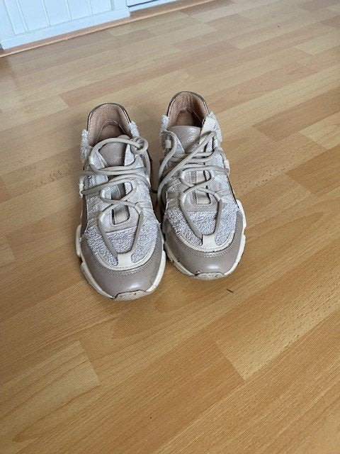Sneakers van DWRS maat 40 in beige z.g.a.n., DWRS, Beige, Ophalen of Verzenden, Sneakers of Gympen