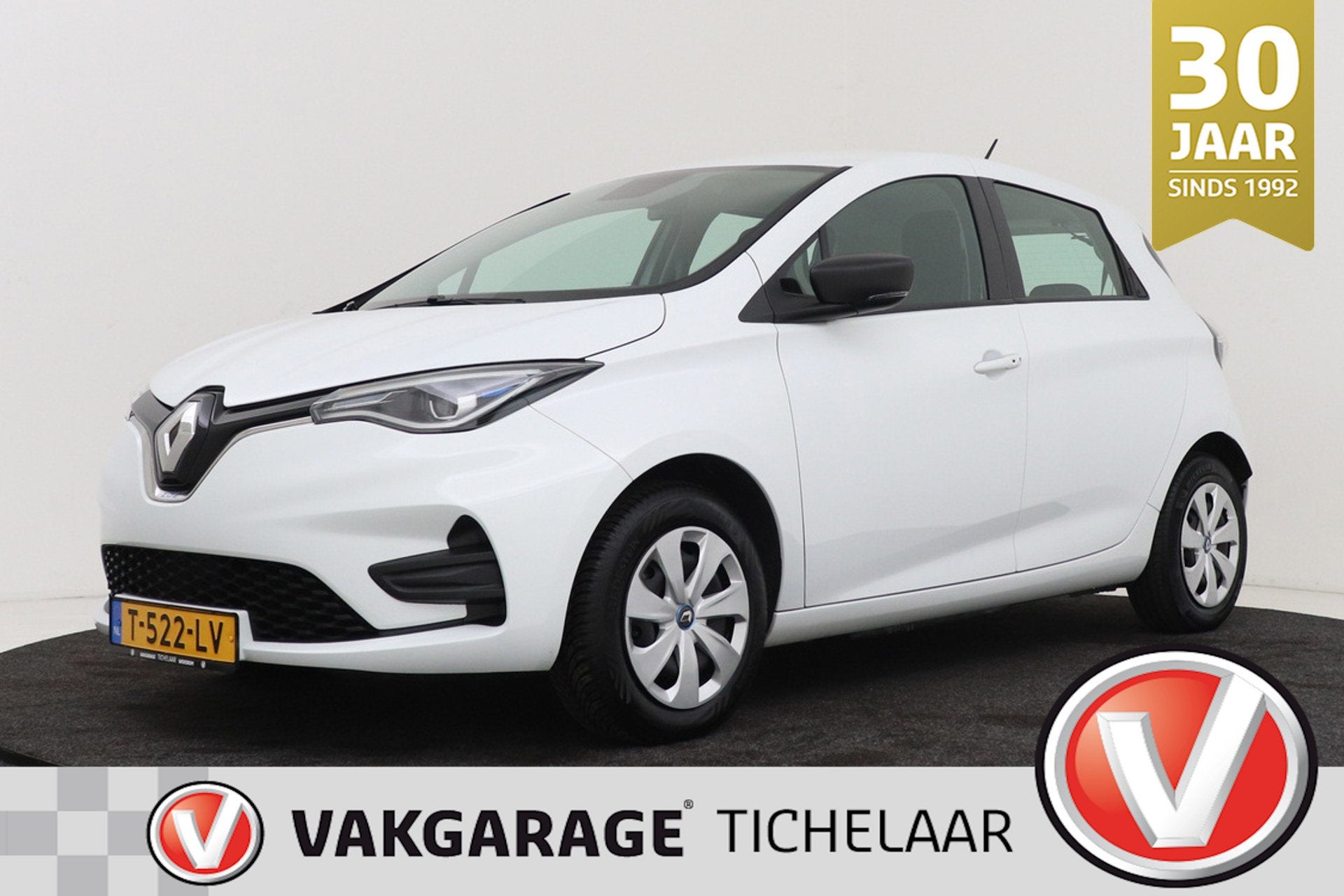 Renault ZOE R110 Life 52 kWh (ex Accu) | 58.000 KM! | 91% SO, Auto's, Gebruikt, Zwart, Wit, 385 km