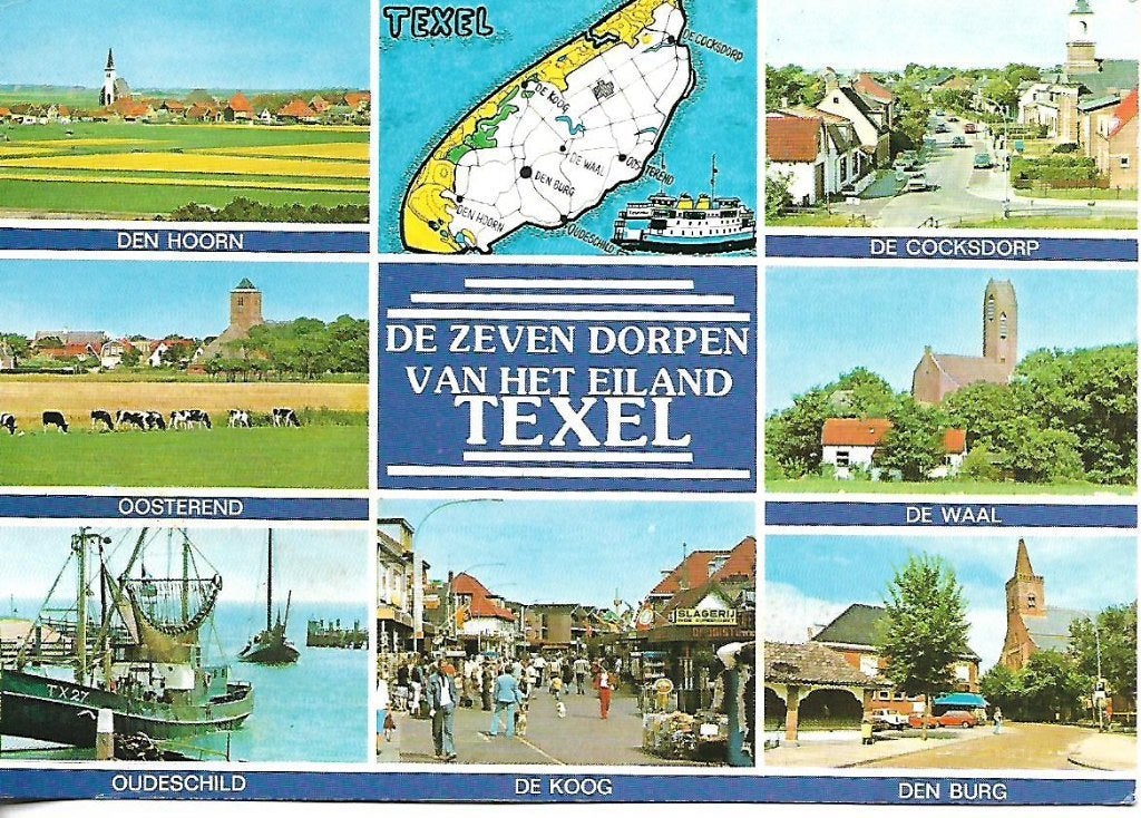 Texel- -8-luik., Verzenden, 1980 tot heden, Gelopen, Waddeneilanden