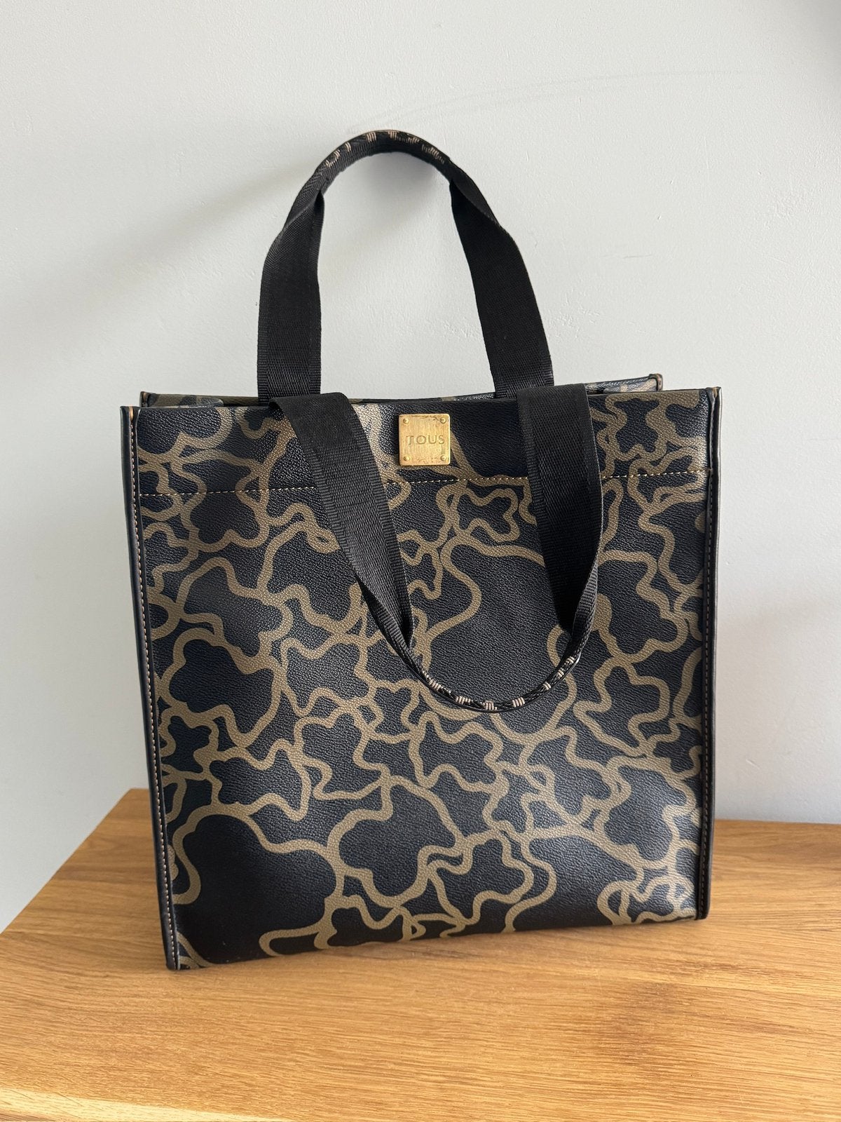 TOUS Kaos Tote Bag Shopper met bijpassende binnentas, Ophalen of Verzenden, Zo goed als nieuw, Zwart, Shopper