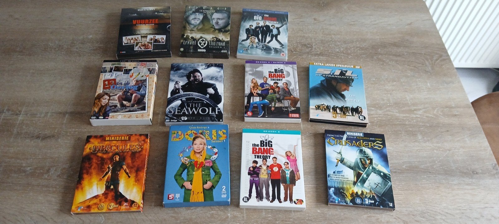 miniserie ccd The Big Bang Theory Seawolf Hercules Doris Sil, Overige genres, Ophalen of Verzenden, Zo goed als nieuw, Vanaf 12 jaar