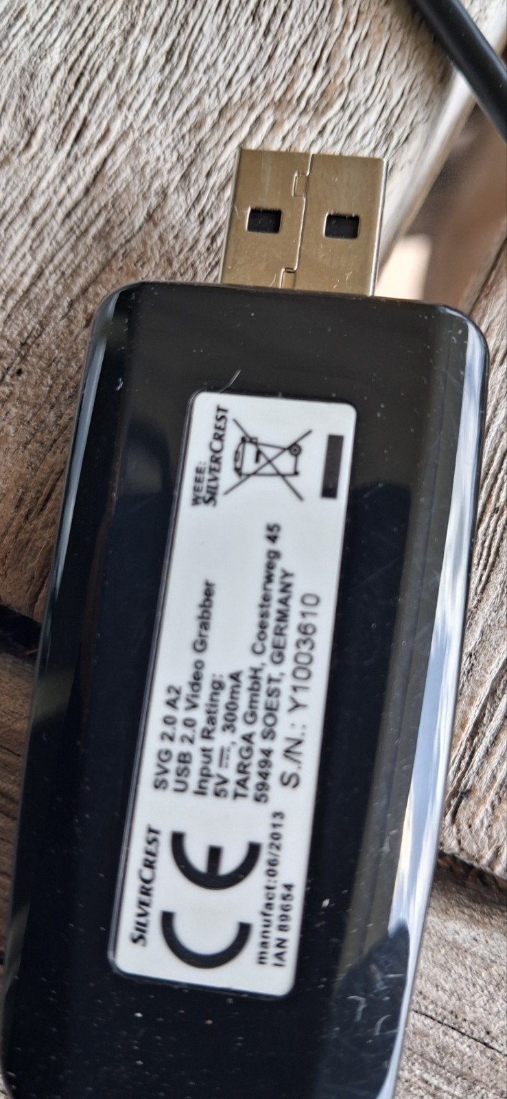 Silvercrest SVG 2.0 A2 USB 2.0 Video Grabber, Ophalen of Verzenden, Gebruikt