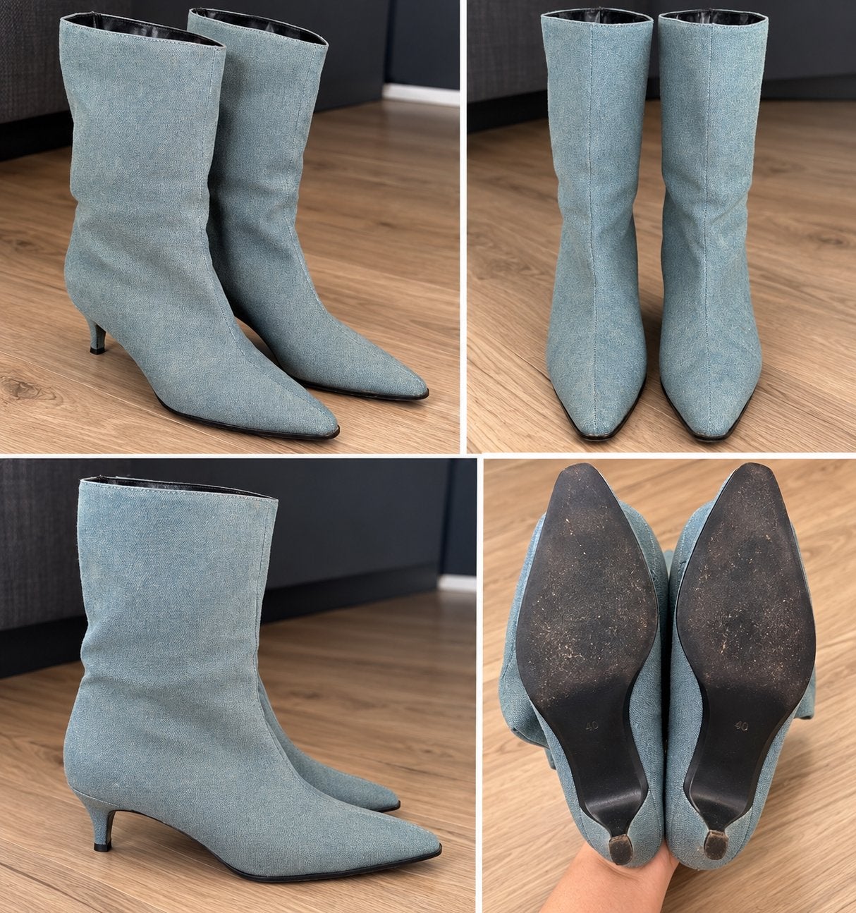 Lage laarzen maat 40, Lage of Enkellaarzen, Gedragen, Verzenden, Blauw