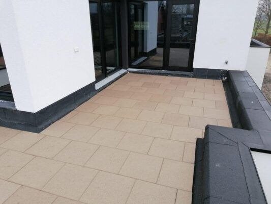 174 nieuwe RUBBER TEGELS 500x500x3cm PEN&GAT zand kleur, Tuin en Terras, Tegels en Klinkers, Rubber, Nieuw, Ophalen of Verzenden
