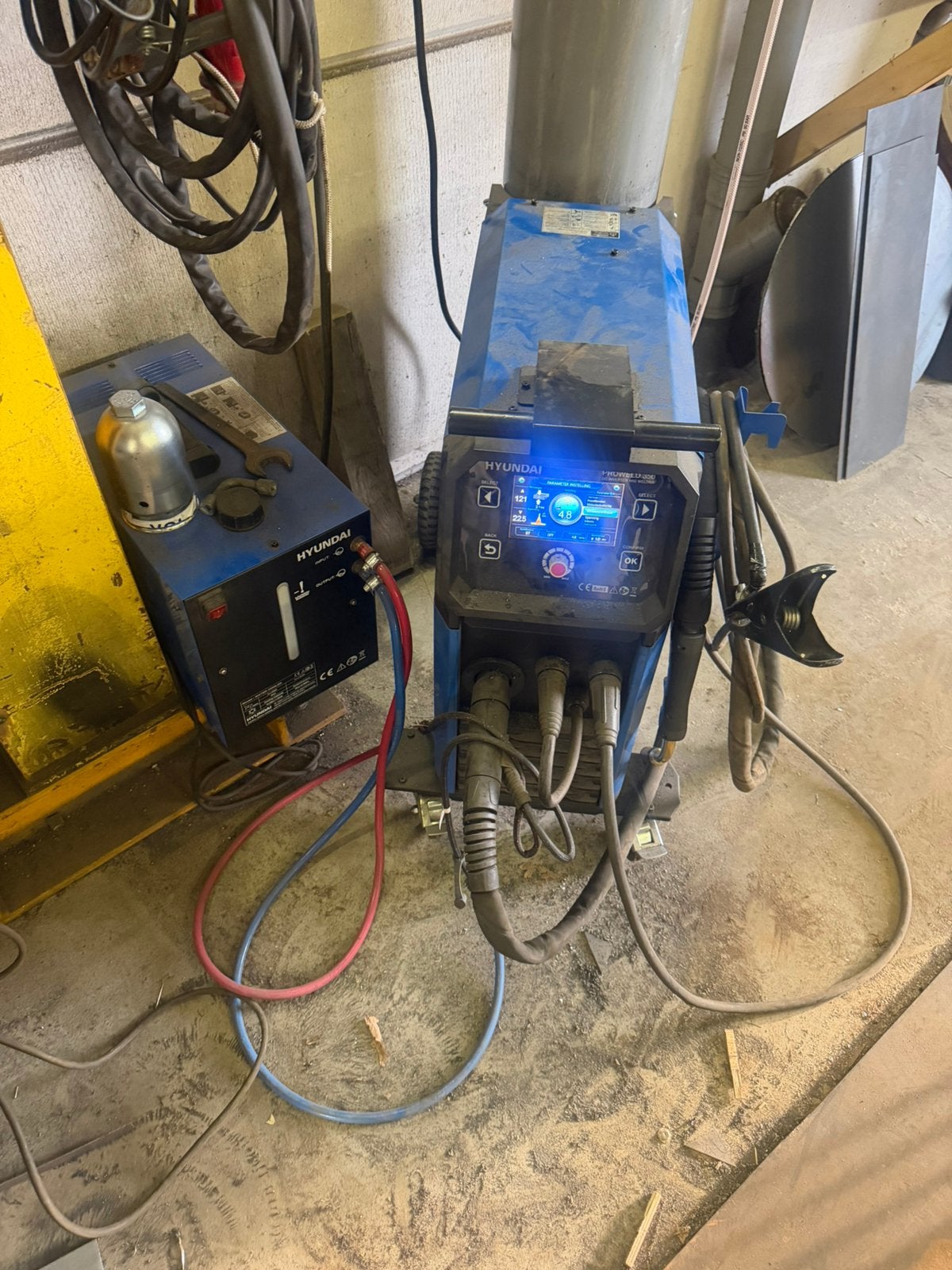 Hyundai co2 lasmachine, Ophalen, 250 ampère of meer, Co2