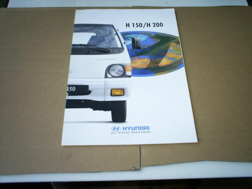 Hyundai H 150 / H 200 [ 9 / 1995 14 pag. ], Verzenden, Zo goed als nieuw, Overige merken