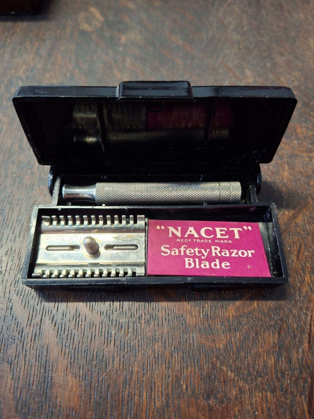 Vintage Gillette Nacet Open Comb Set (Bakeliet) – Jrn 30/40, Ophalen of Verzenden
