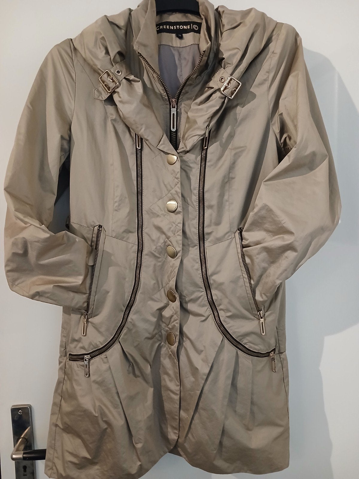 prachtige Creenstone jas, Kleding | Dames, Maat 38/40 (M), Beige, Creenstone, Ophalen of Verzenden