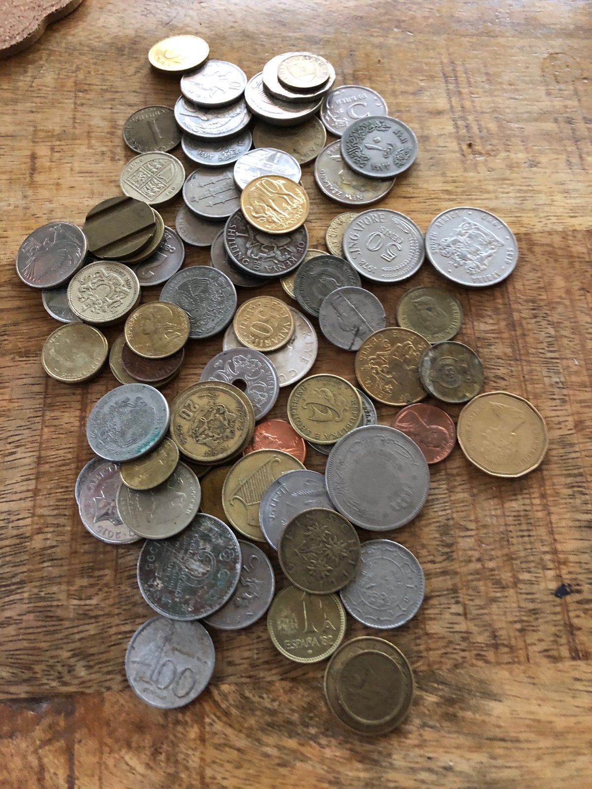 Diverse collectie wereldmunten, Postzegels en Munten, Munten | Azië, Ophalen of Verzenden, Zuid-Azië, Setje