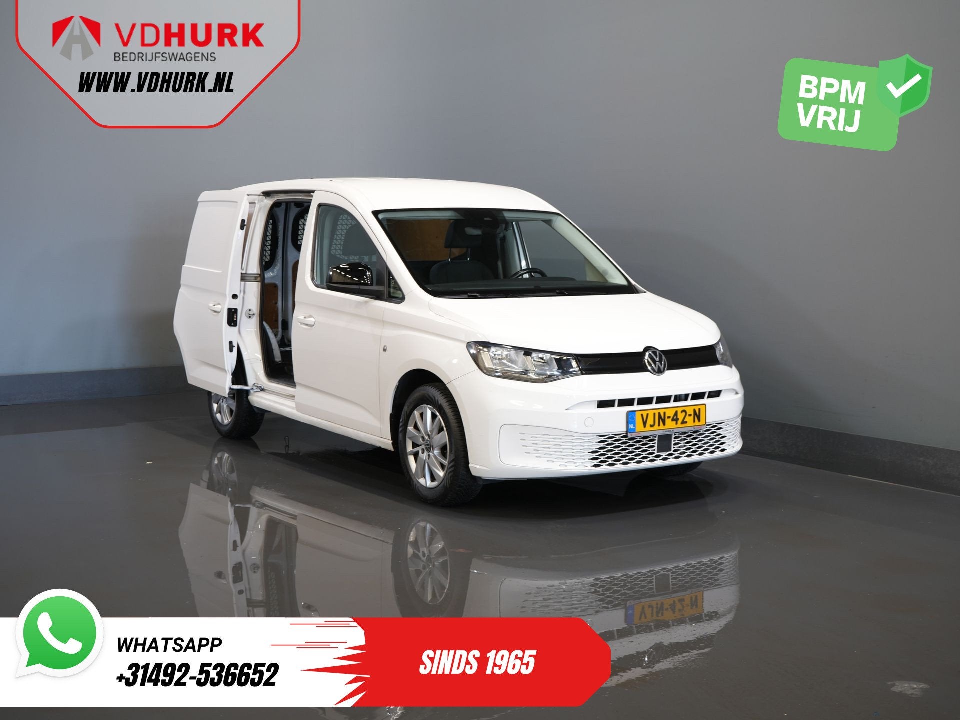 Volkswagen Caddy Cargo 2.0 TDI Dealer Onderhouden/ Carplay/, Auto's, Voorwielaandrijving, Dealer onderhouden, Stof, Gebruikt