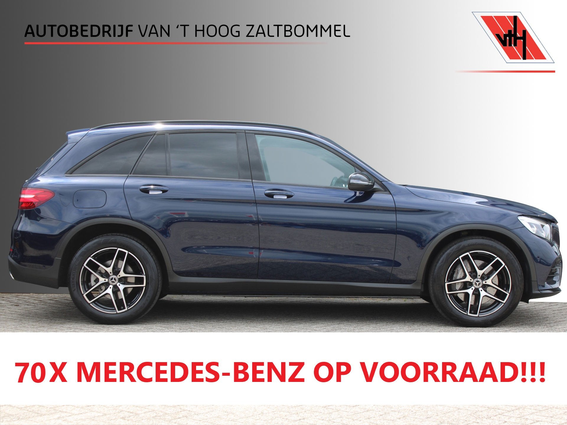 Mercedes-Benz GLC 250 4MATIC AMG LINE NIGHT PAKKET COMAND CA, Auto's, Mercedes-Benz, Gebruikt, 4 cilinders, Blauw, Origineel Nederlands