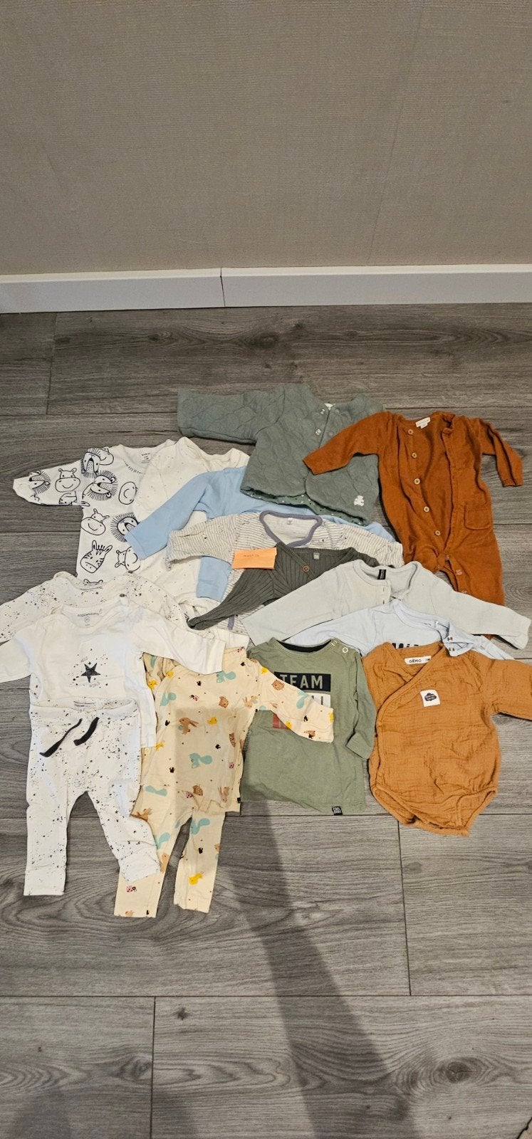 Jongens babykleding pakket maat 50/56, Ophalen, Zo goed als nieuw, Maat 50