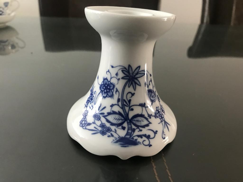 Zwibelmuster Porseleinen kandelaar, Ophalen, Keramiek of Aardewerk