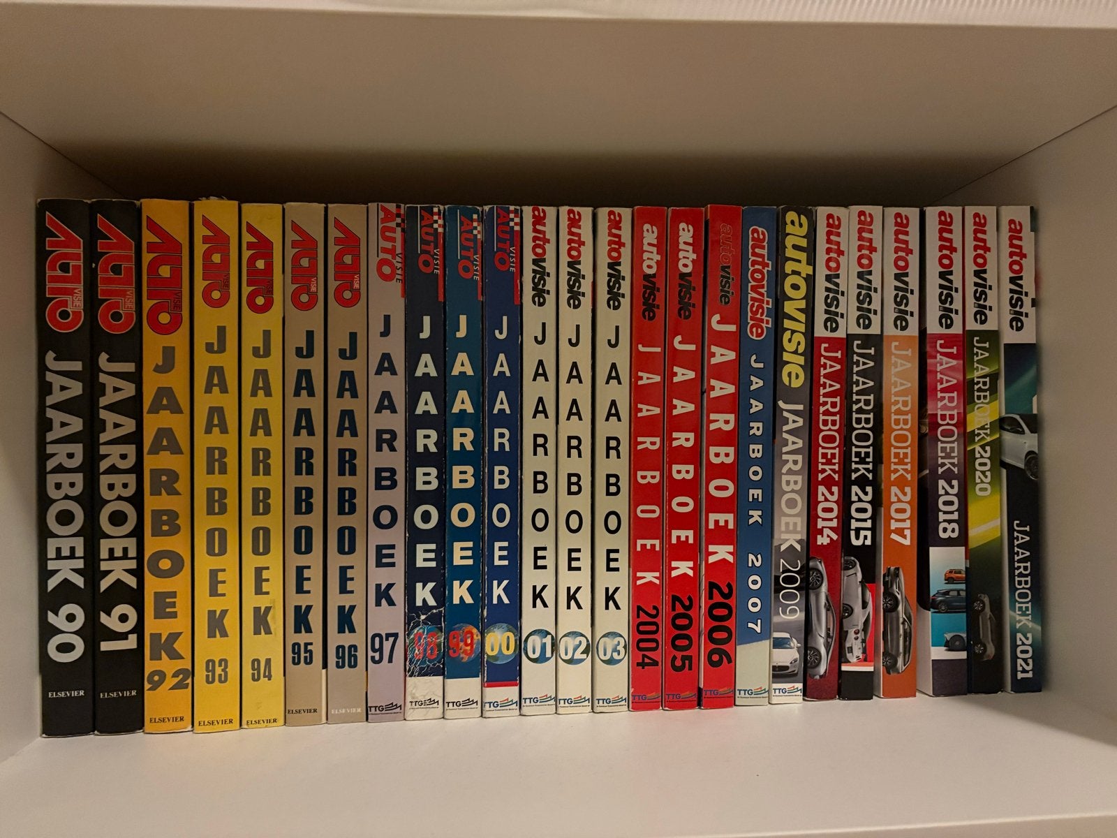 Autovisie Jaarboeken Collectie 1990-2021, Ophalen, Gelezen, Algemeen