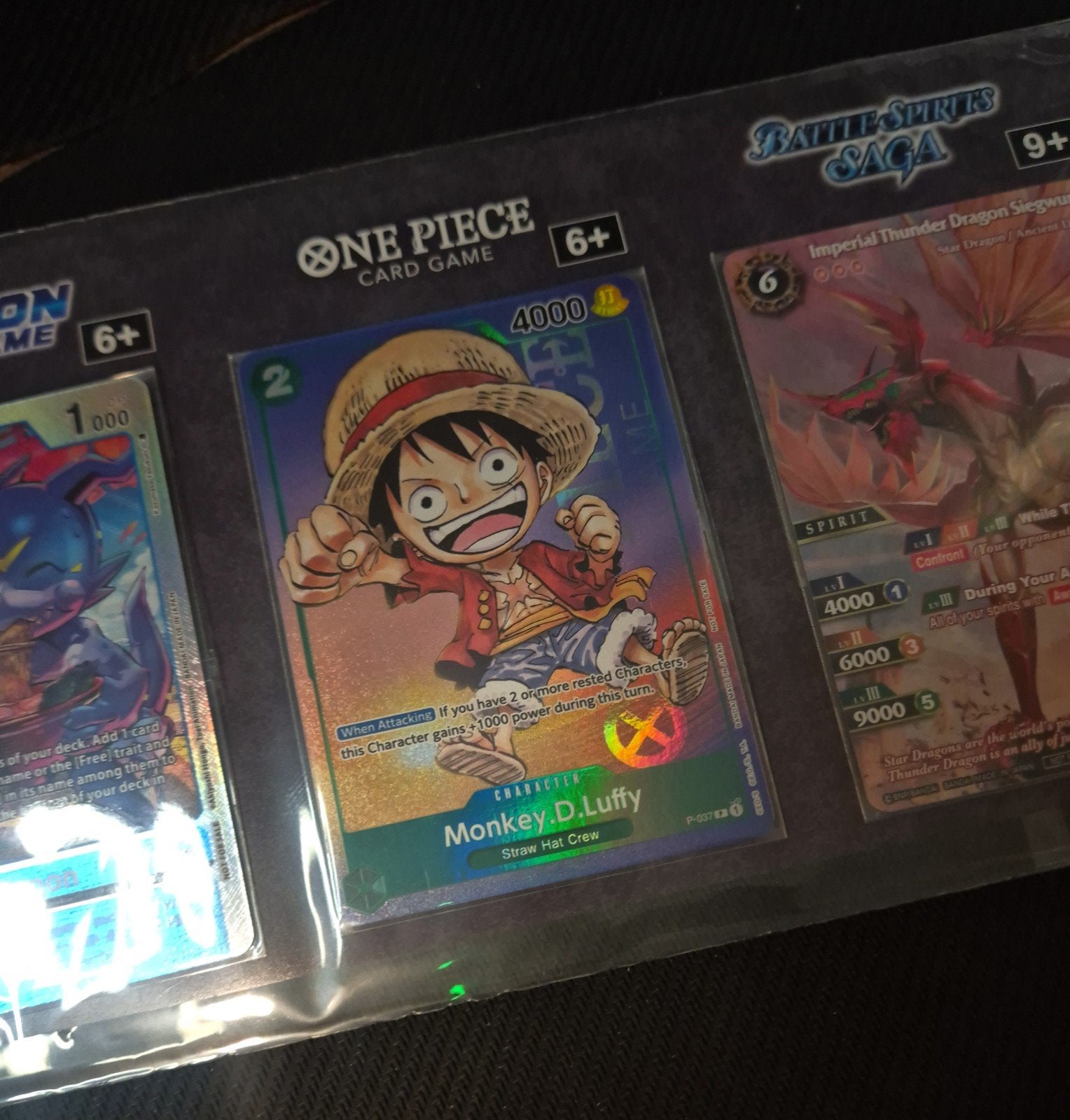 Bandai Promo Sheet 2023 – 4 TCG-promokaarten – sealed, Ophalen of Verzenden, Nieuw, Meerdere kaarten, Foil